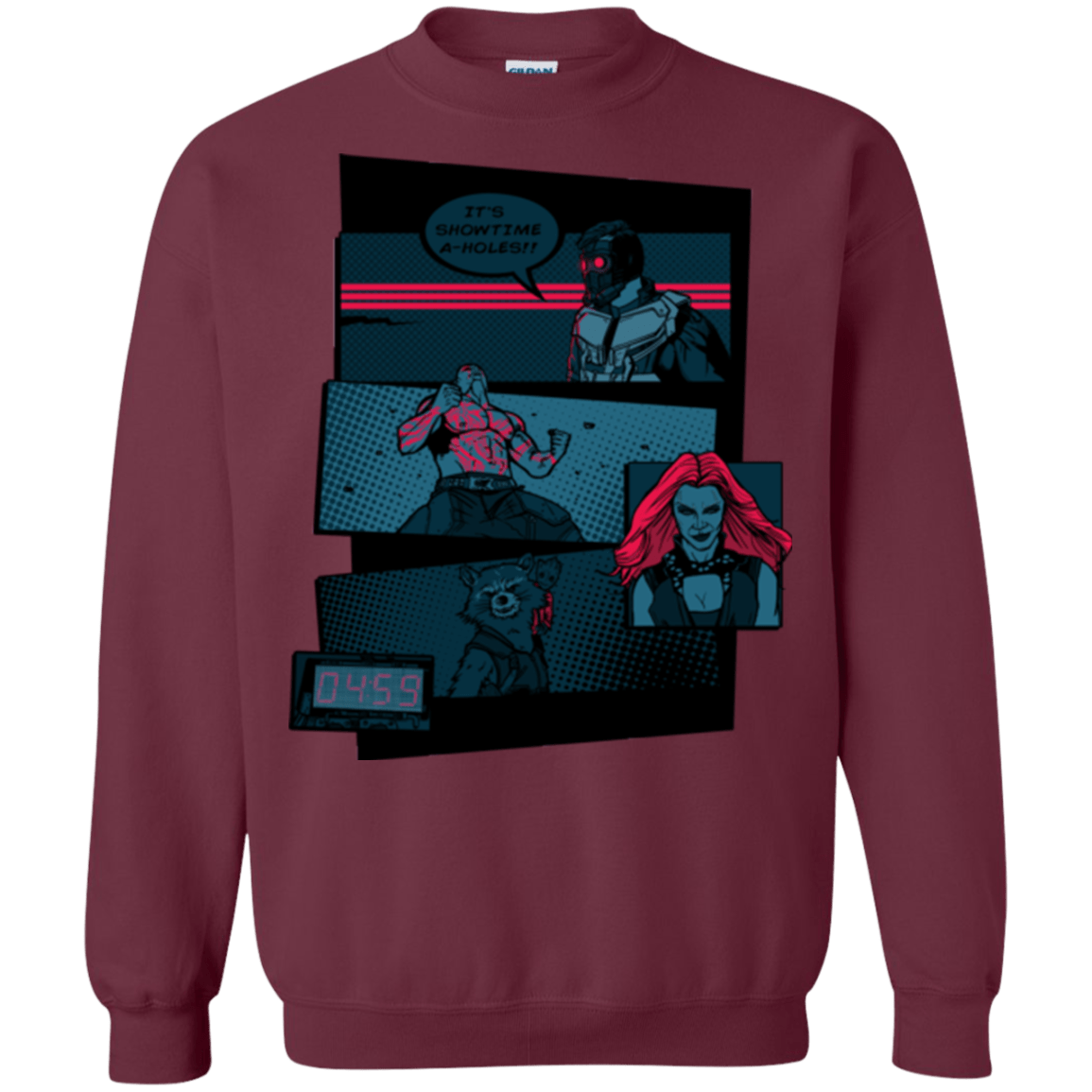 Sweatshirts Maroon / Small Showtime Crewneck Sweatshirt