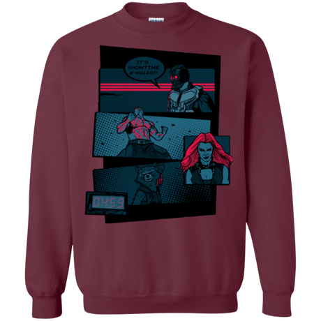 Sweatshirts Maroon / Small Showtime Crewneck Sweatshirt