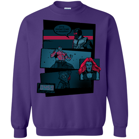 Sweatshirts Purple / Small Showtime Crewneck Sweatshirt