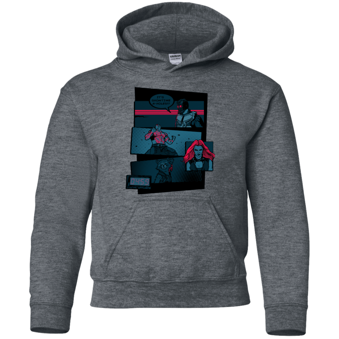 Sweatshirts Dark Heather / YS Showtime Youth Hoodie