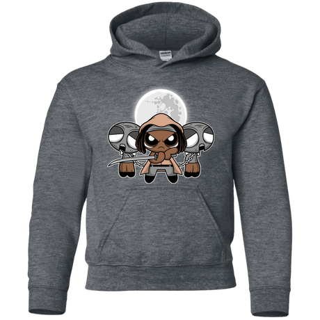 Sweatshirts Dark Heather / YS SHUFFLE AND SLICE AND NOT VERY NICE Youth Hoodie