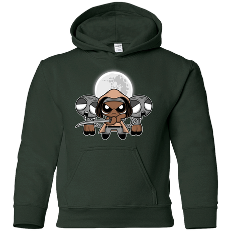 Sweatshirts Forest Green / YS SHUFFLE AND SLICE AND NOT VERY NICE Youth Hoodie