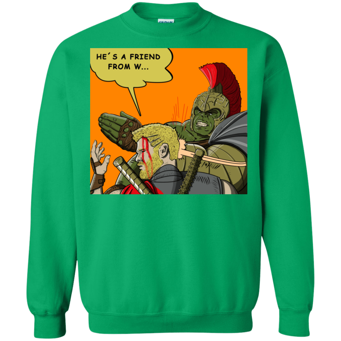 Sweatshirts Irish Green / S Shut Up Crewneck Sweatshirt