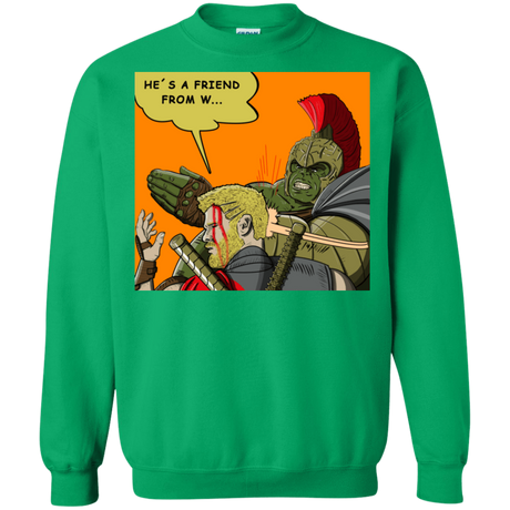 Sweatshirts Irish Green / S Shut Up Crewneck Sweatshirt