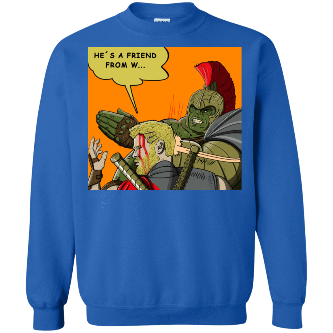 Sweatshirts Royal / S Shut Up Crewneck Sweatshirt