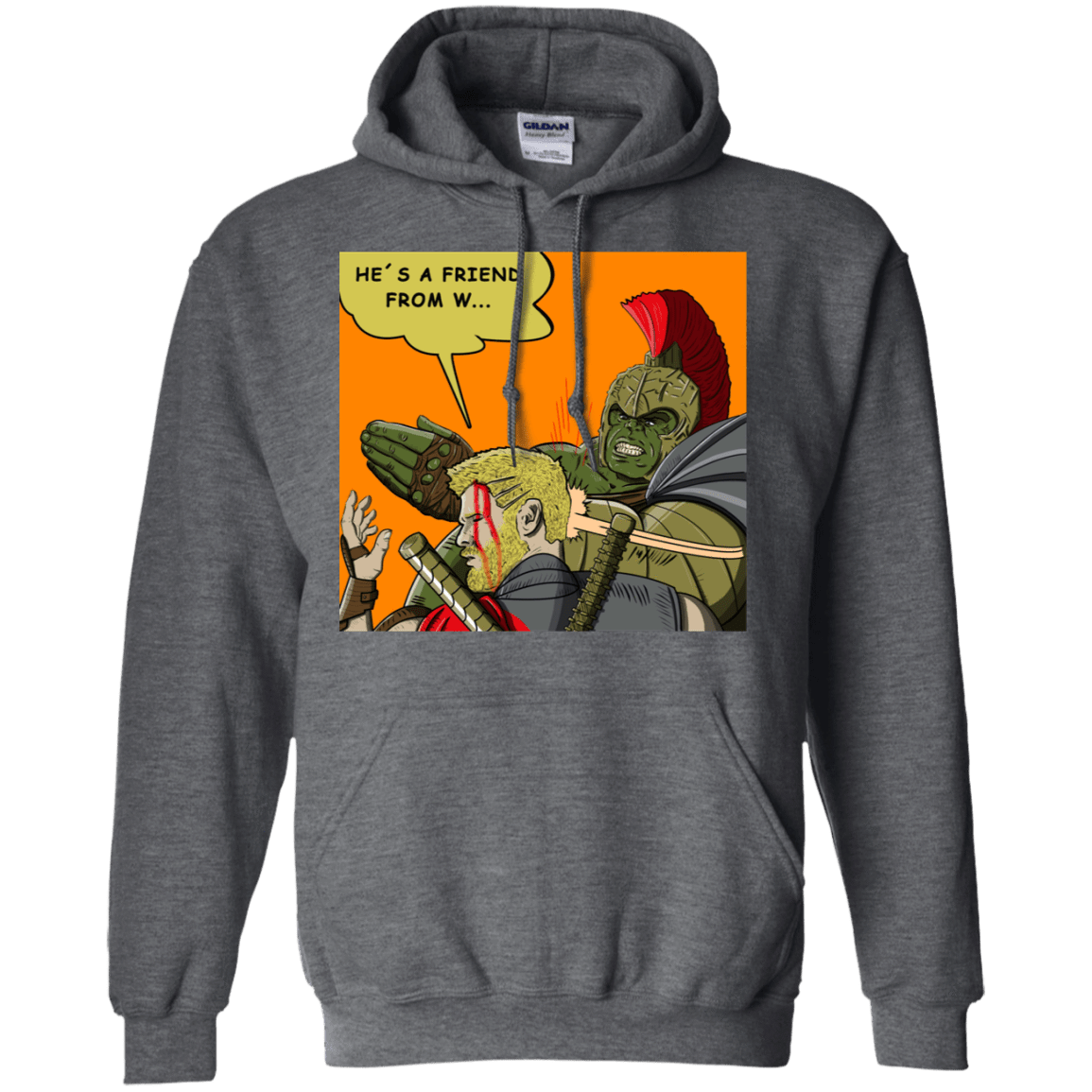 Sweatshirts Dark Heather / S Shut Up Pullover Hoodie