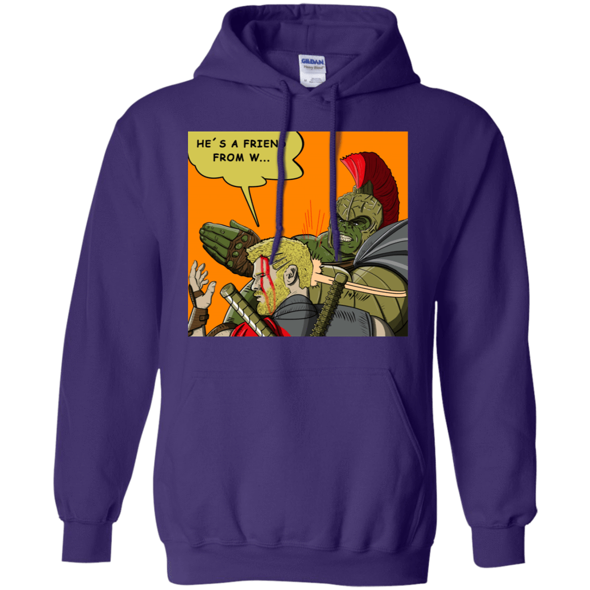 Sweatshirts Purple / S Shut Up Pullover Hoodie