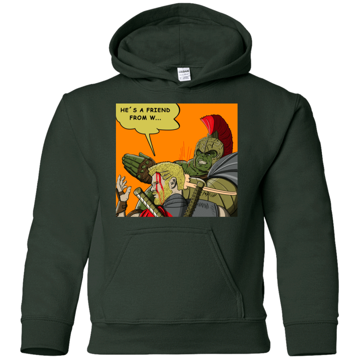 Sweatshirts Forest Green / YS Shut Up Youth Hoodie