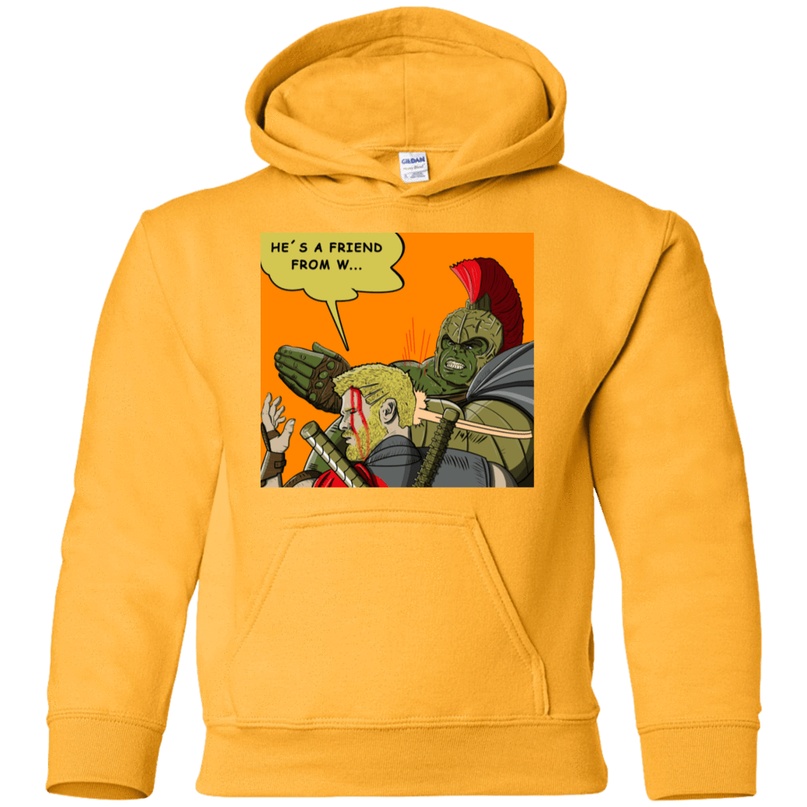 Sweatshirts Gold / YS Shut Up Youth Hoodie