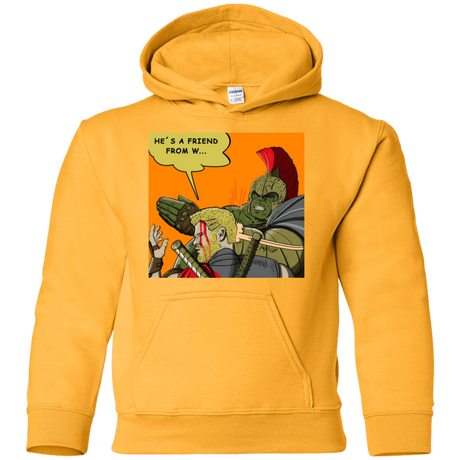 Sweatshirts Gold / YS Shut Up Youth Hoodie