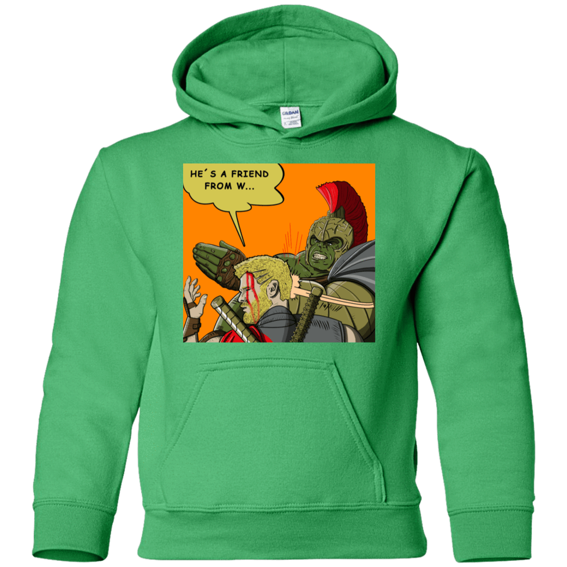 Sweatshirts Irish Green / YS Shut Up Youth Hoodie