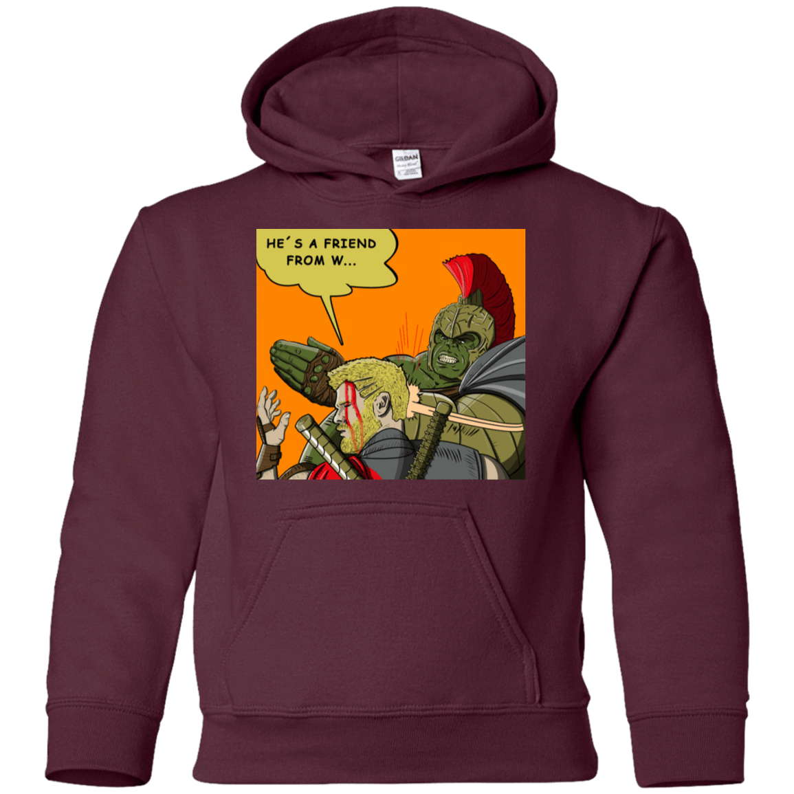 Sweatshirts Maroon / YS Shut Up Youth Hoodie