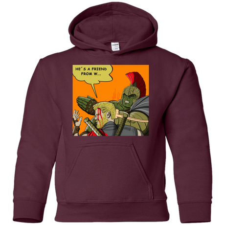 Sweatshirts Maroon / YS Shut Up Youth Hoodie