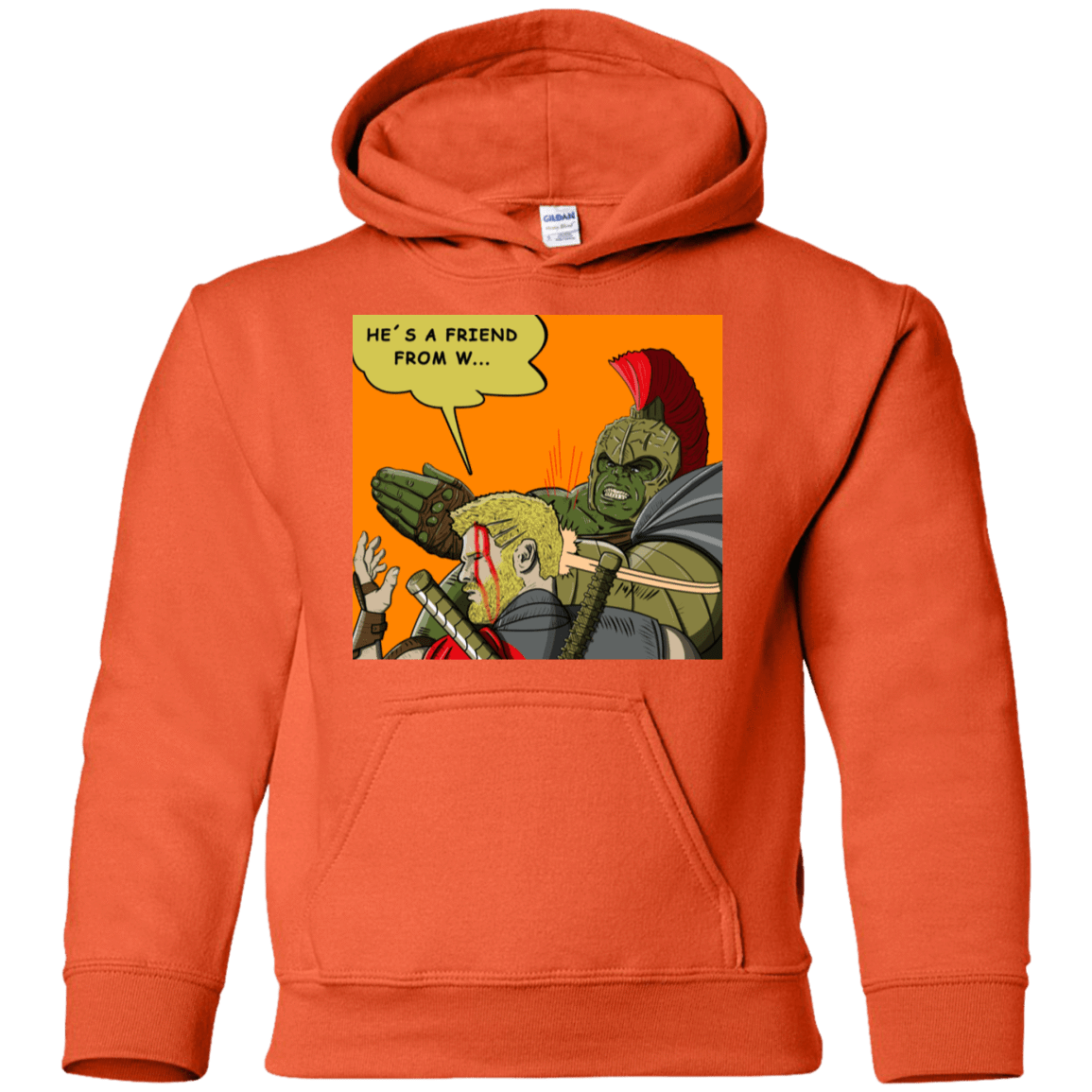 Sweatshirts Orange / YS Shut Up Youth Hoodie