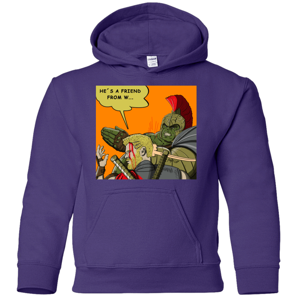 Sweatshirts Purple / YS Shut Up Youth Hoodie