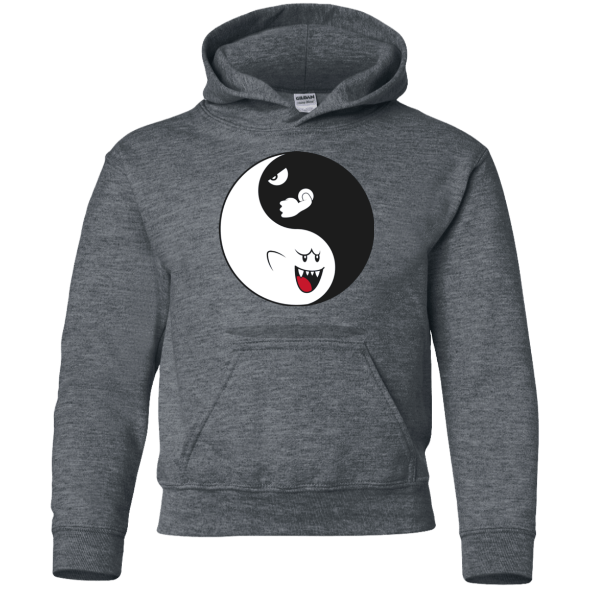 Sweatshirts Dark Heather / YS Shy and Angry Youth Hoodie