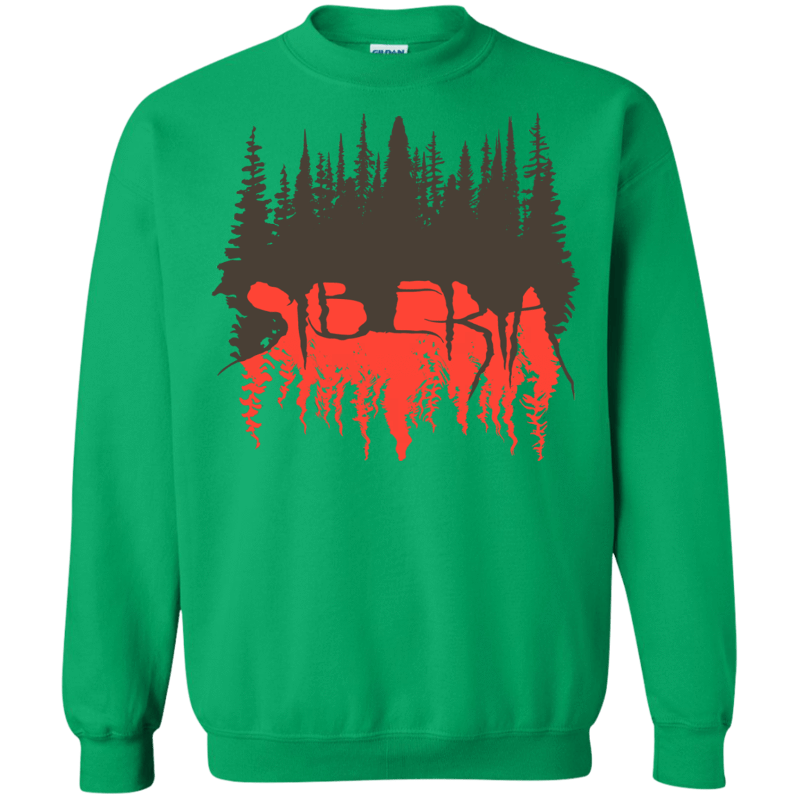 Sweatshirts Irish Green / S Siberia Wilderness Crewneck Sweatshirt