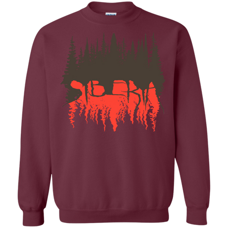 Sweatshirts Maroon / S Siberia Wilderness Crewneck Sweatshirt