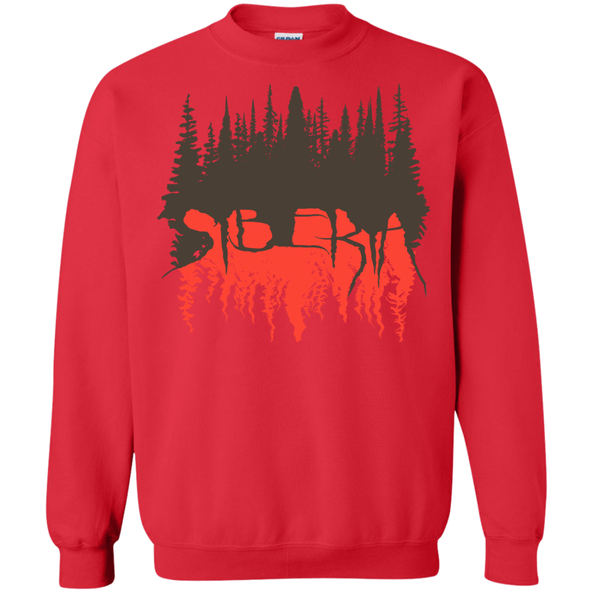 Sweatshirts Red / S Siberia Wilderness Crewneck Sweatshirt