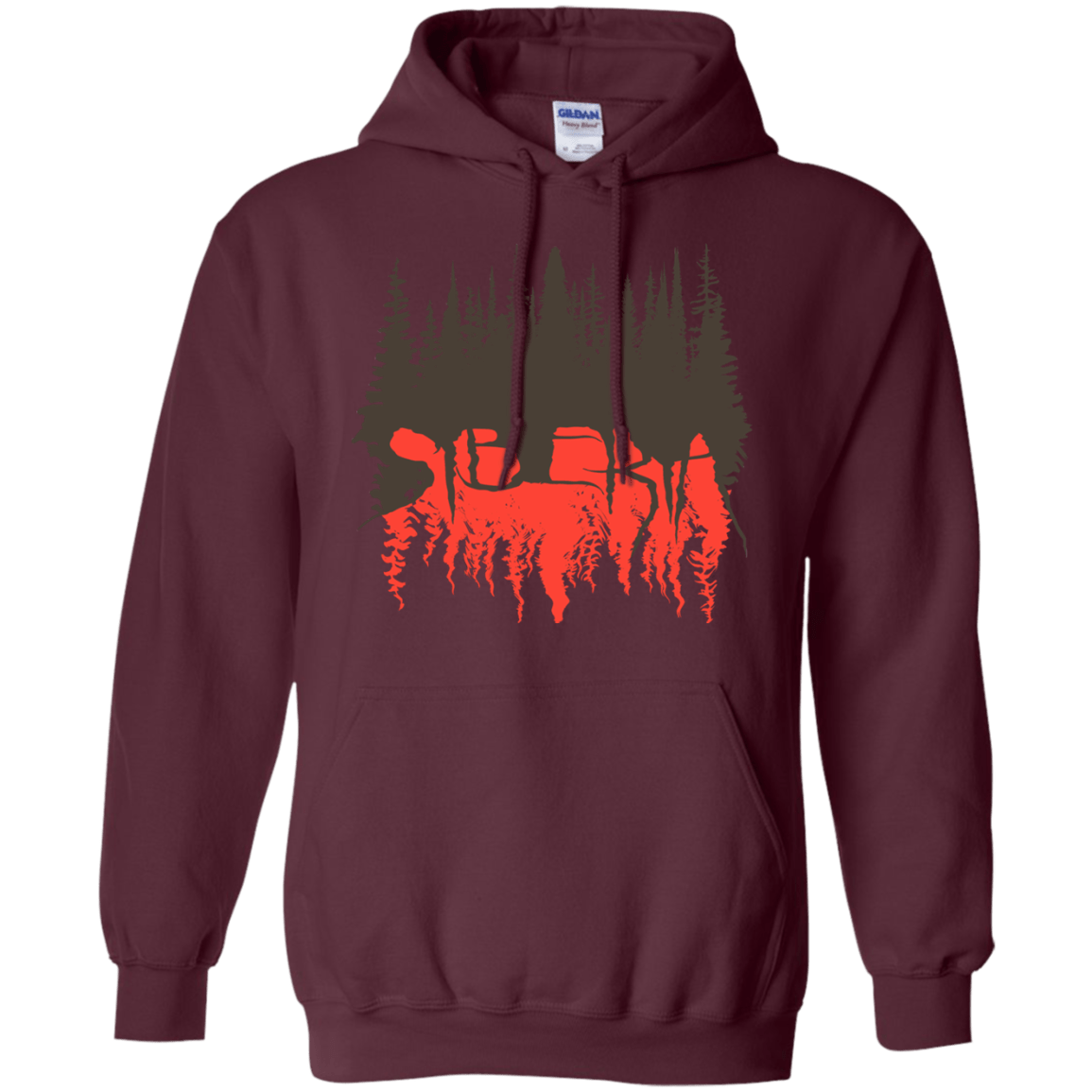 Sweatshirts Maroon / S Siberia Wilderness Pullover Hoodie