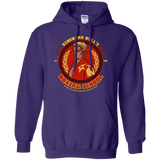 Sweatshirts Purple / S Siberian Bull Pullover Hoodie