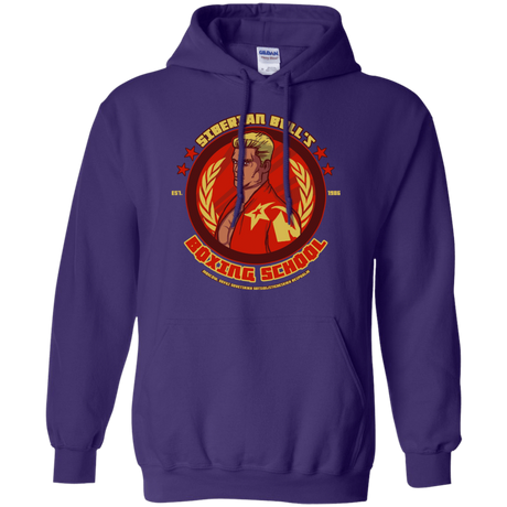 Sweatshirts Purple / S Siberian Bull Pullover Hoodie