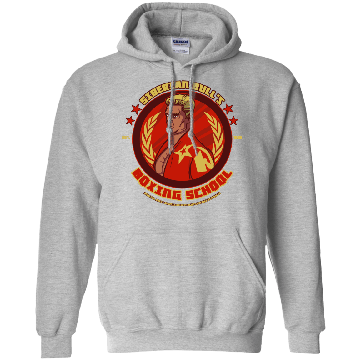 Sweatshirts Sport Grey / S Siberian Bull Pullover Hoodie