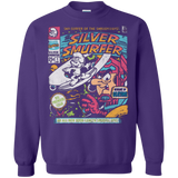 Sweatshirts Purple / Small Silver Smurfer Crewneck Sweatshirt