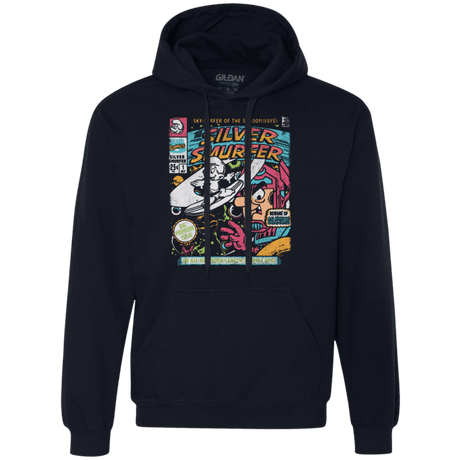 Sweatshirts Navy / Small Silver Smurfer Premium Fleece Hoodie