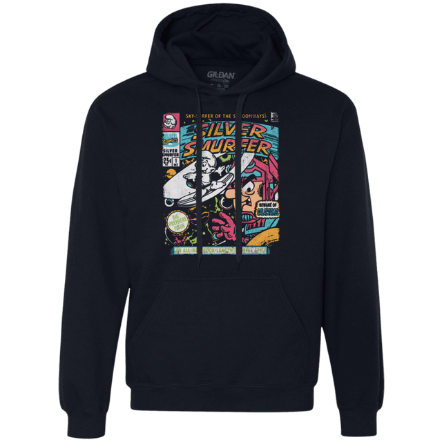 Sweatshirts Navy / Small Silver Smurfer Premium Fleece Hoodie