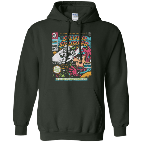 Sweatshirts Forest Green / Small Silver Smurfer Pullover Hoodie