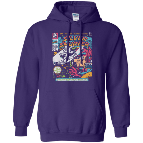Sweatshirts Purple / Small Silver Smurfer Pullover Hoodie