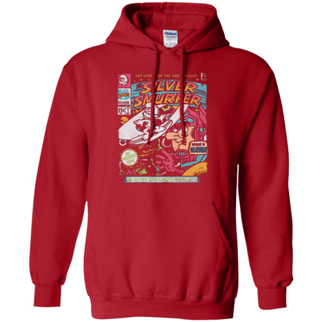 Sweatshirts Red / Small Silver Smurfer Pullover Hoodie