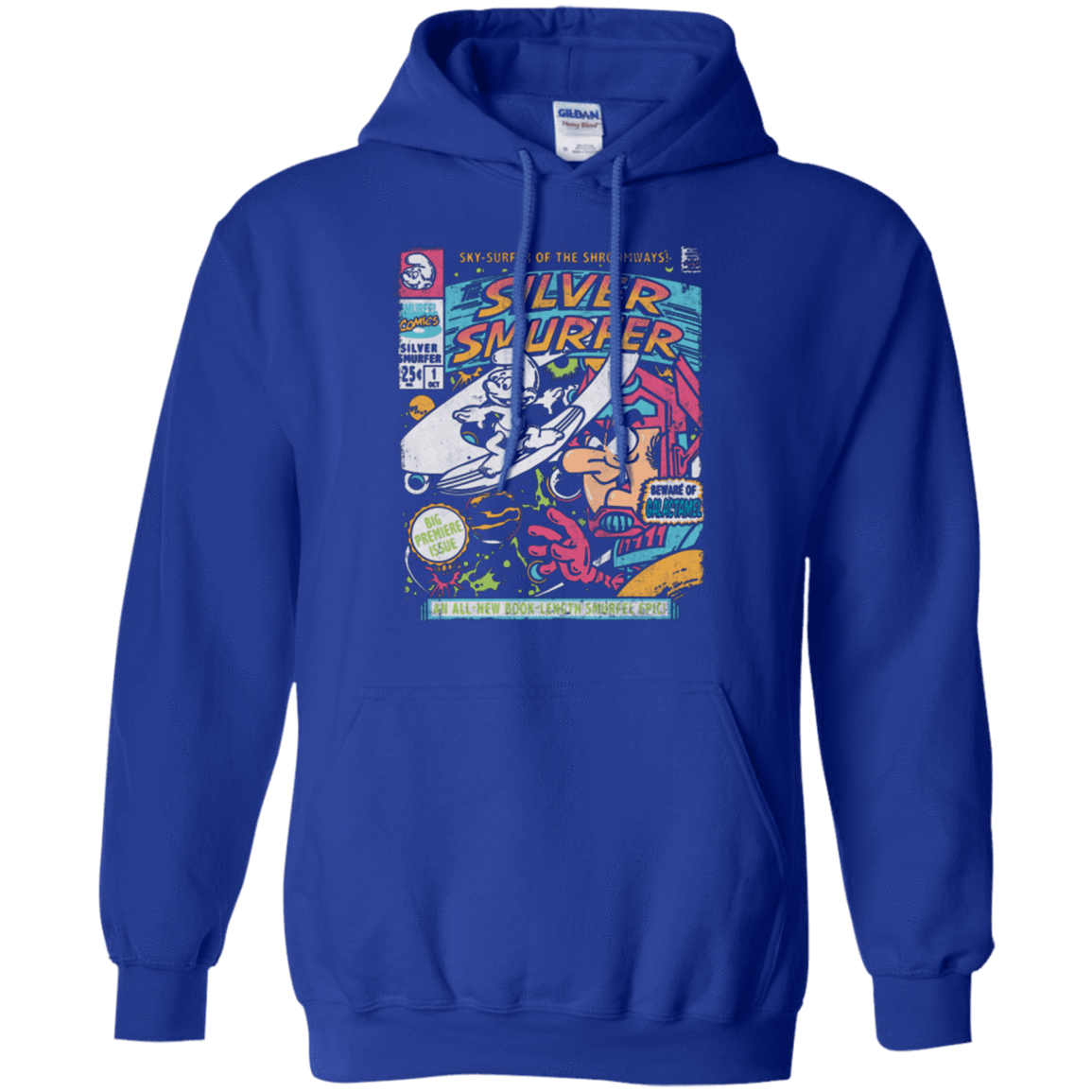 Sweatshirts Royal / Small Silver Smurfer Pullover Hoodie