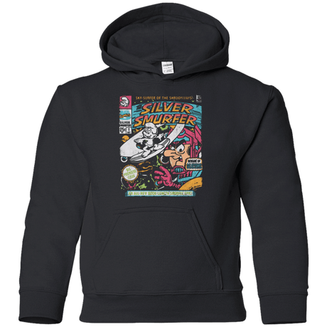 Sweatshirts Black / YS Silver Smurfer Youth Hoodie