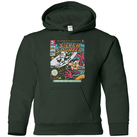 Sweatshirts Forest Green / YS Silver Smurfer Youth Hoodie