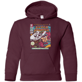 Sweatshirts Maroon / YS Silver Smurfer Youth Hoodie