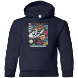 Sweatshirts Navy / YS Silver Smurfer Youth Hoodie