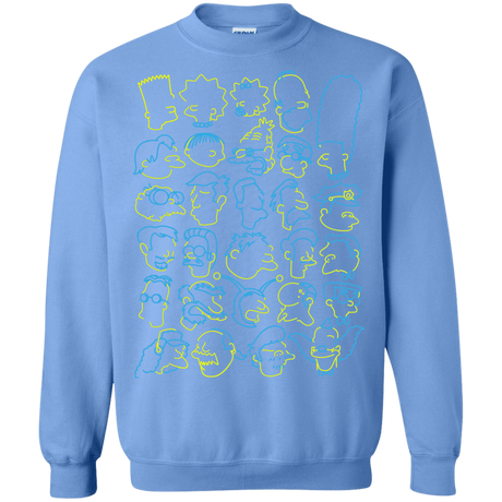 Sweatshirts Carolina Blue / S SIMPSONS Crewneck Sweatshirt