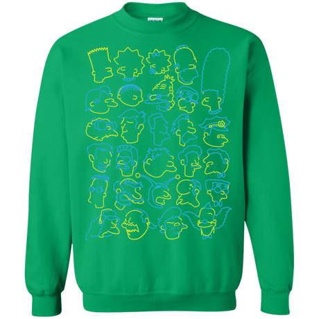 Sweatshirts Irish Green / S SIMPSONS Crewneck Sweatshirt