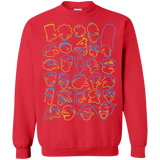 Sweatshirts Red / S SIMPSONS Crewneck Sweatshirt