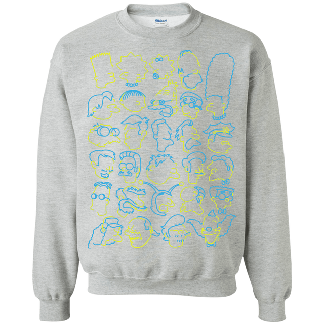 Sweatshirts Sport Grey / S SIMPSONS Crewneck Sweatshirt