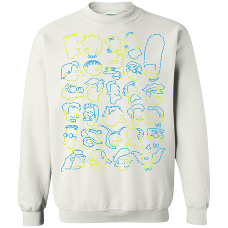 Sweatshirts White / S SIMPSONS Crewneck Sweatshirt