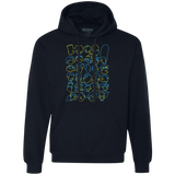 Sweatshirts Navy / S SIMPSONS Premium Fleece Hoodie