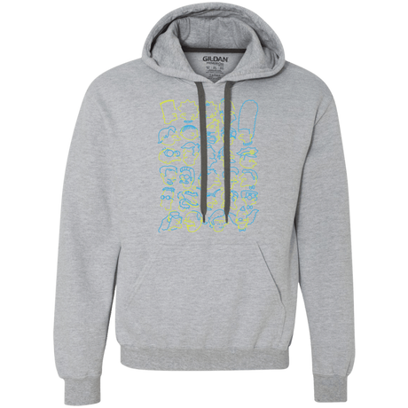 Sweatshirts Sport Grey / S SIMPSONS Premium Fleece Hoodie