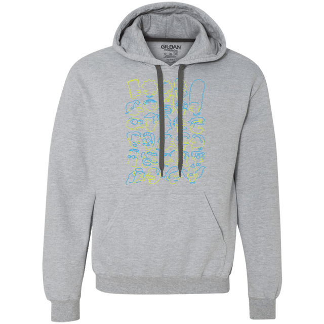 Sweatshirts Sport Grey / S SIMPSONS Premium Fleece Hoodie