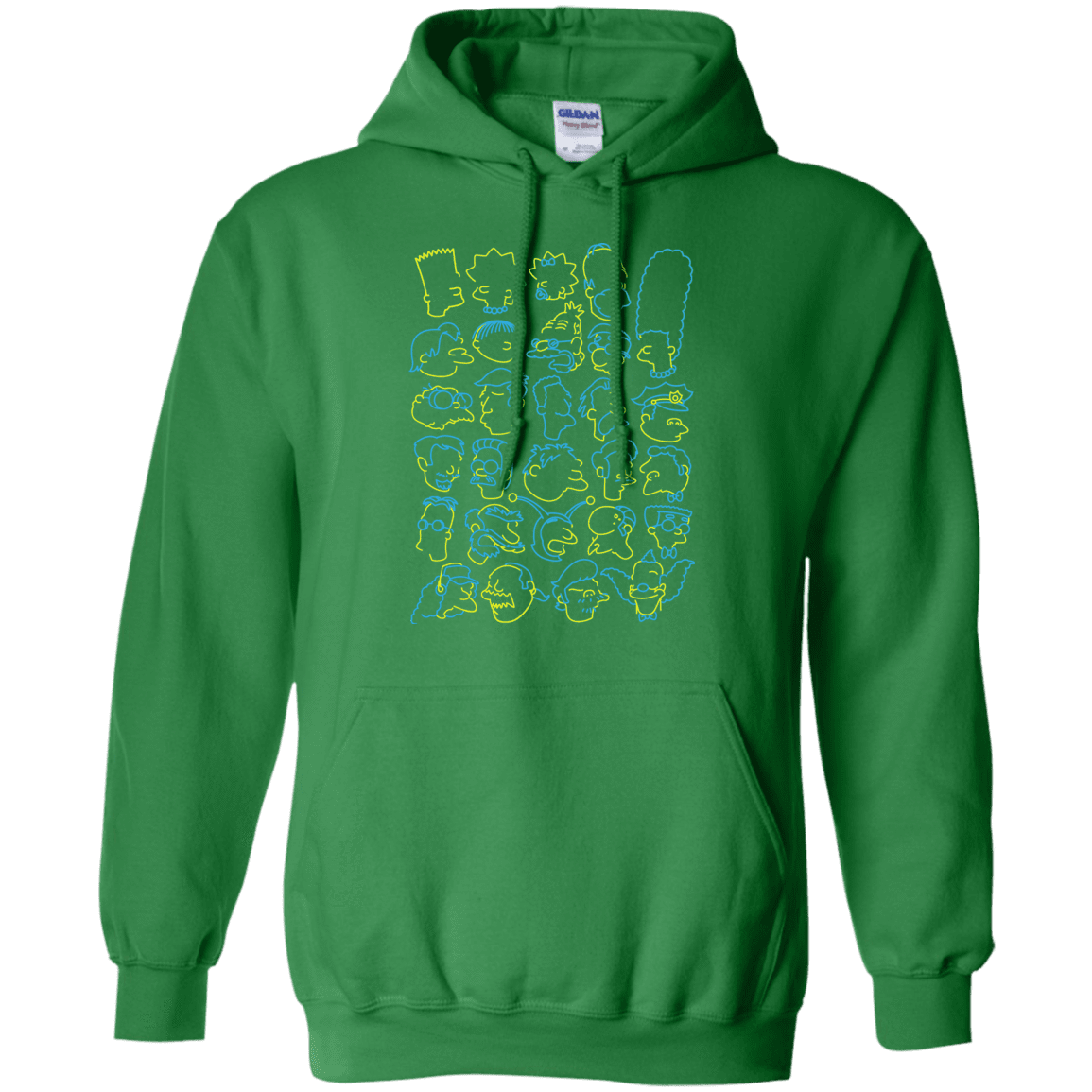Sweatshirts Irish Green / S SIMPSONS Pullover Hoodie