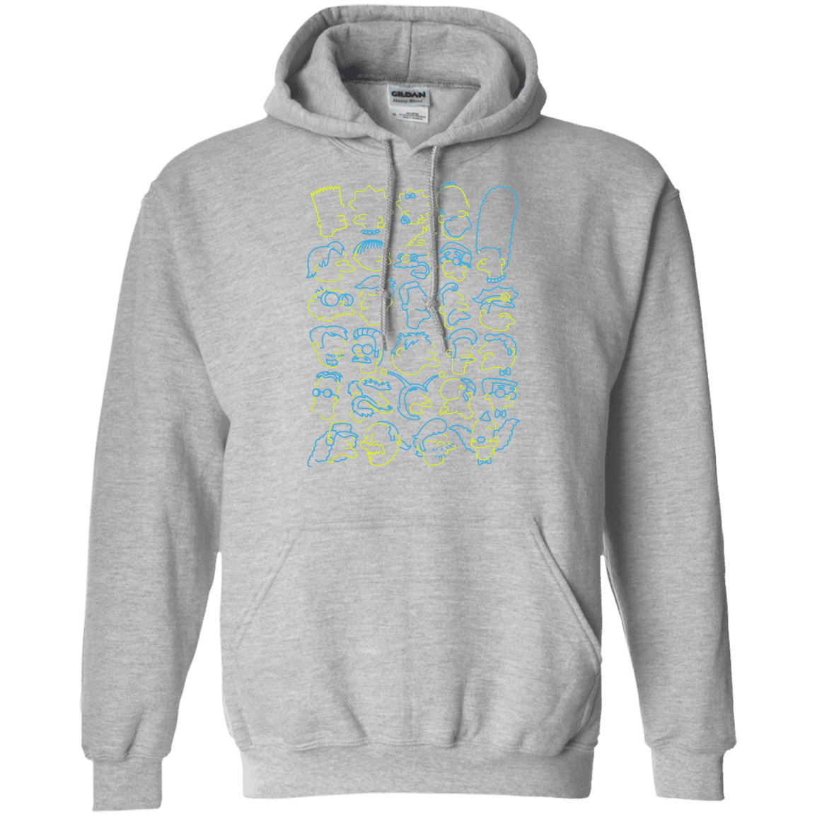 Sweatshirts Sport Grey / S SIMPSONS Pullover Hoodie