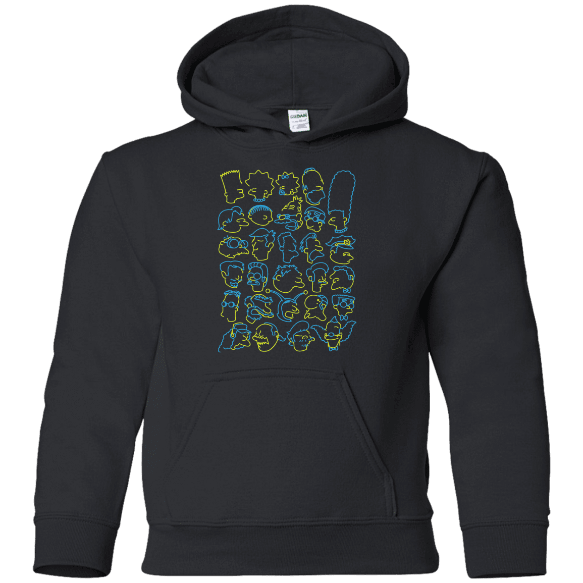 Sweatshirts Black / YS SIMPSONS Youth Hoodie