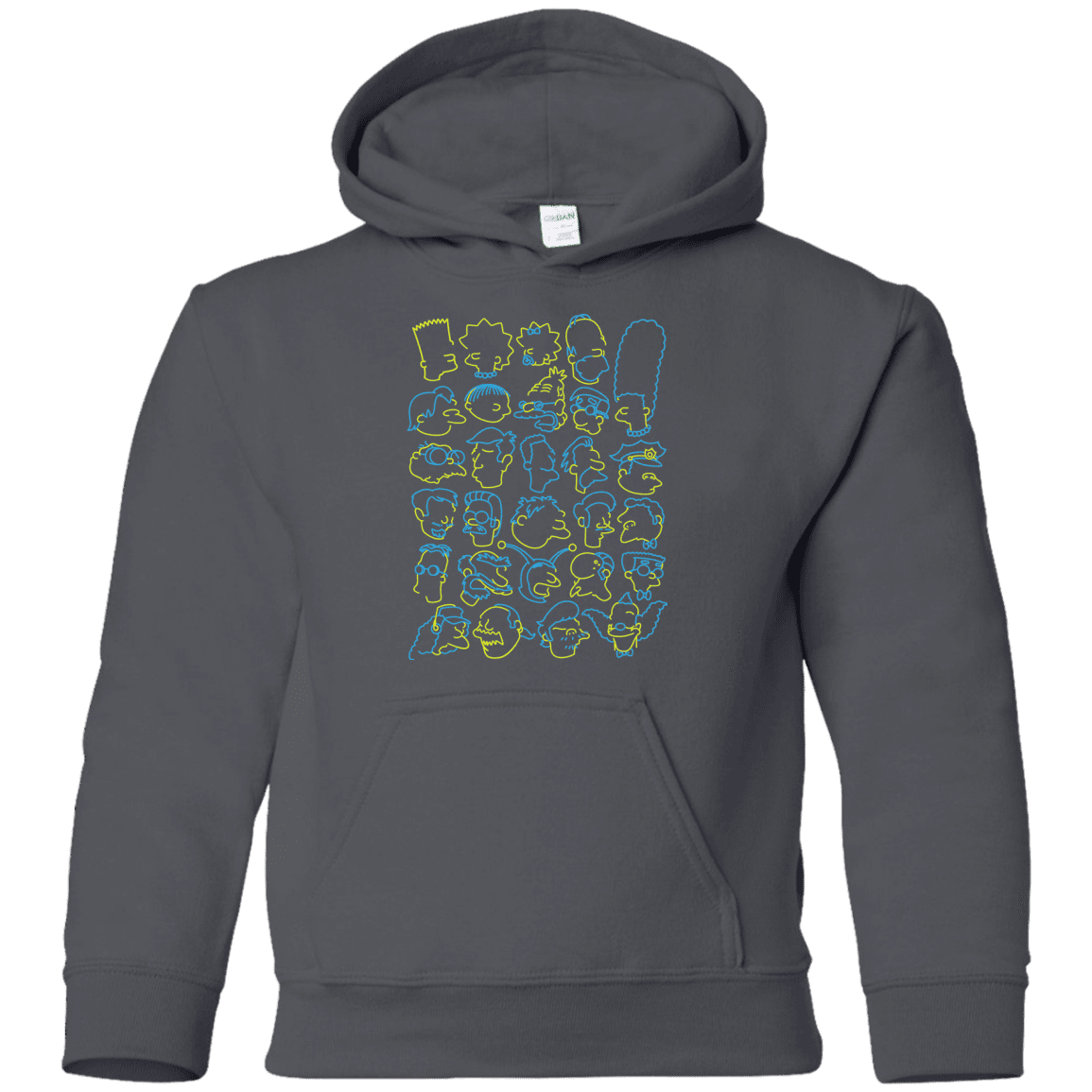 Sweatshirts Charcoal / YS SIMPSONS Youth Hoodie